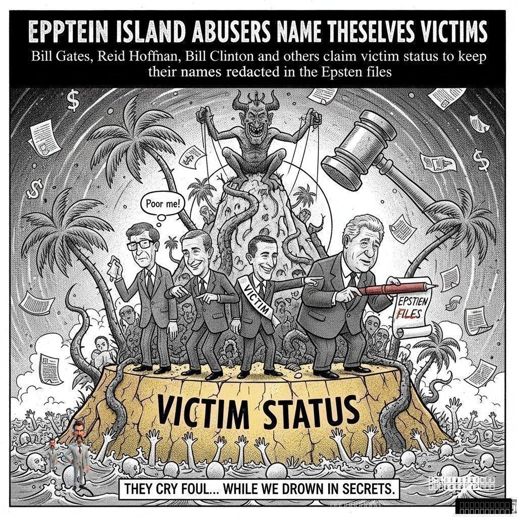 Epstein Island Abusers Name Themselves Victims 