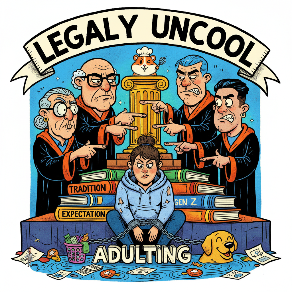 Millennials Declared 'Legally Uncool' After Intergenerational Tribunal Finds Widespread Use of 'Adulting' and 'Doggo'