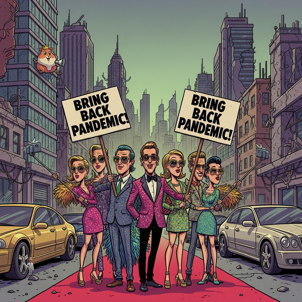 Celebrities Demand Re-Pandemic for 'Authentic' Content Opportunities