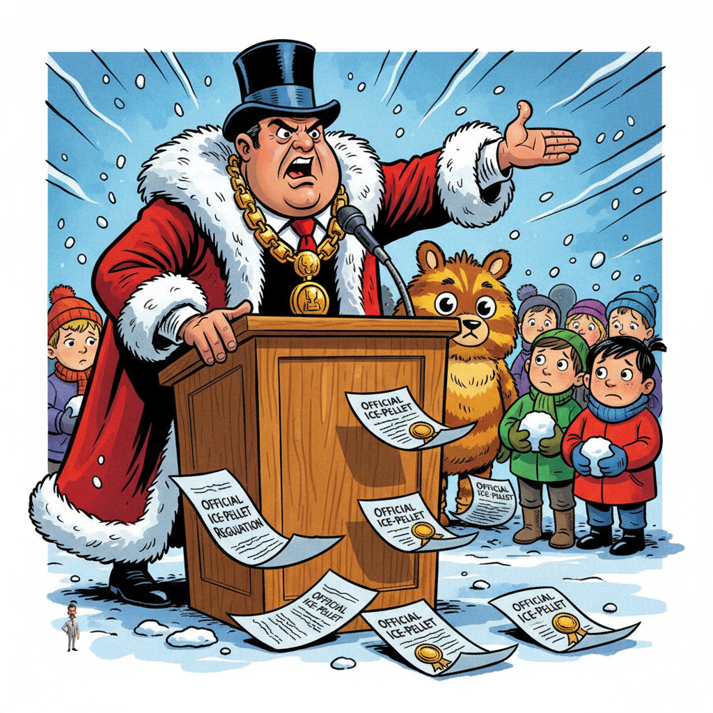 Mayor Mamdani Declares City's Snowball Fight League 'Unsanctioned,' Cites Lack of Official Ice-Pellet Regulation