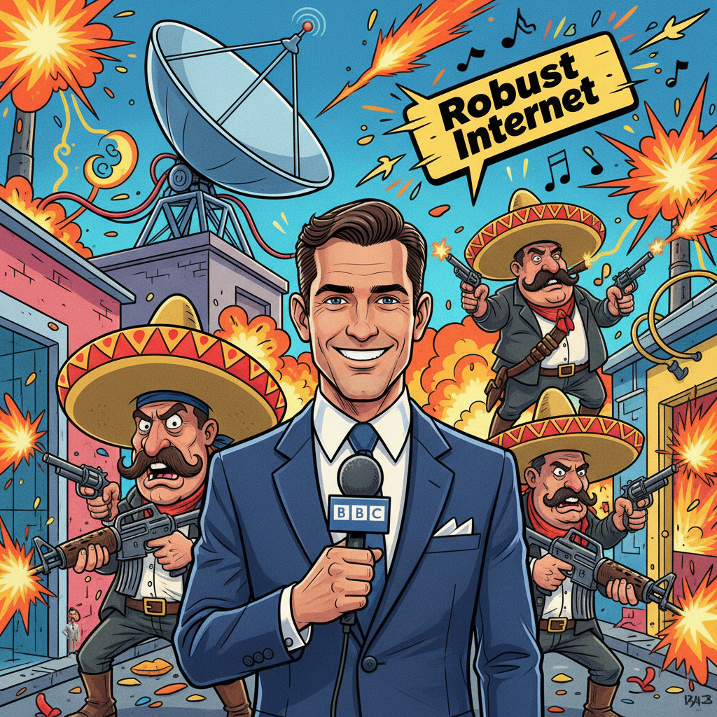 BBC Correspondent Declares Culiacán 'Surprisingly Adequate' for Live Broadcasts Amidst Cartel Skirmishes