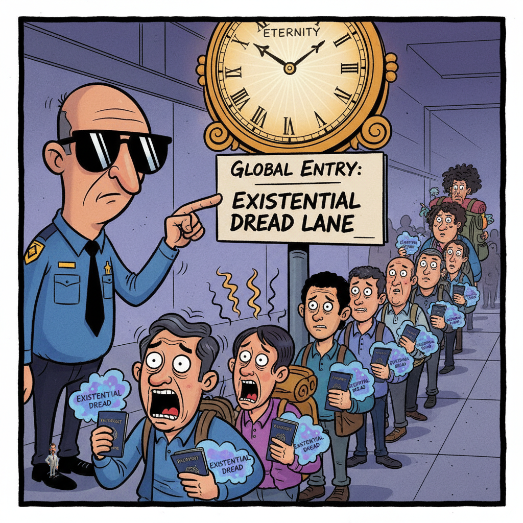 TSA Announces New 'Existential Dread' Lane for Global Entry Applicants