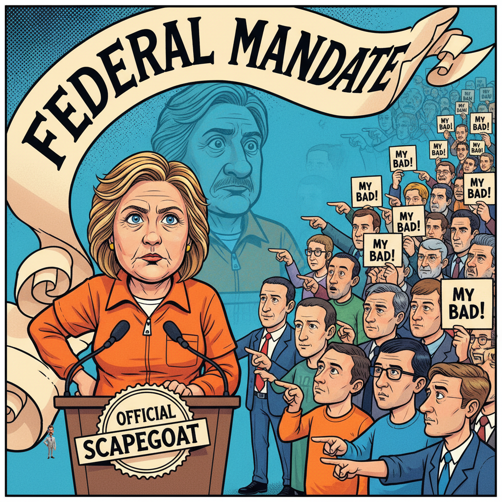 Hillary Clinton Officially Declared Nation's 'Designated Scapegoat' for All Spousal Misdeeds, Past and Future