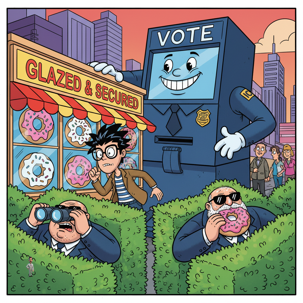 ICE Confirms Agents Will Not Be Patrolling Polling Places Dressed As Giant Voting Machines