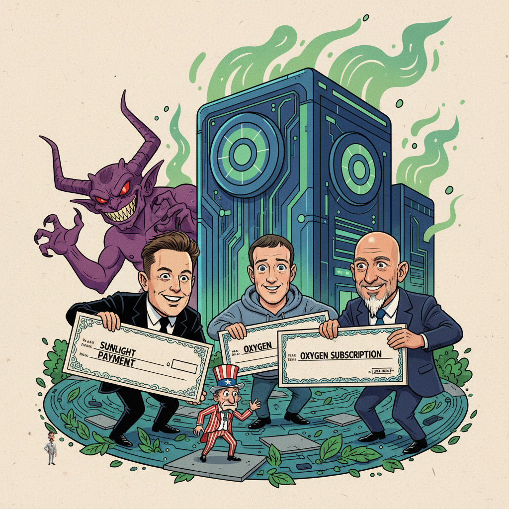 AI Companies Voluntarily Offer To Pay For Sunlight, Oxygen After White House Request