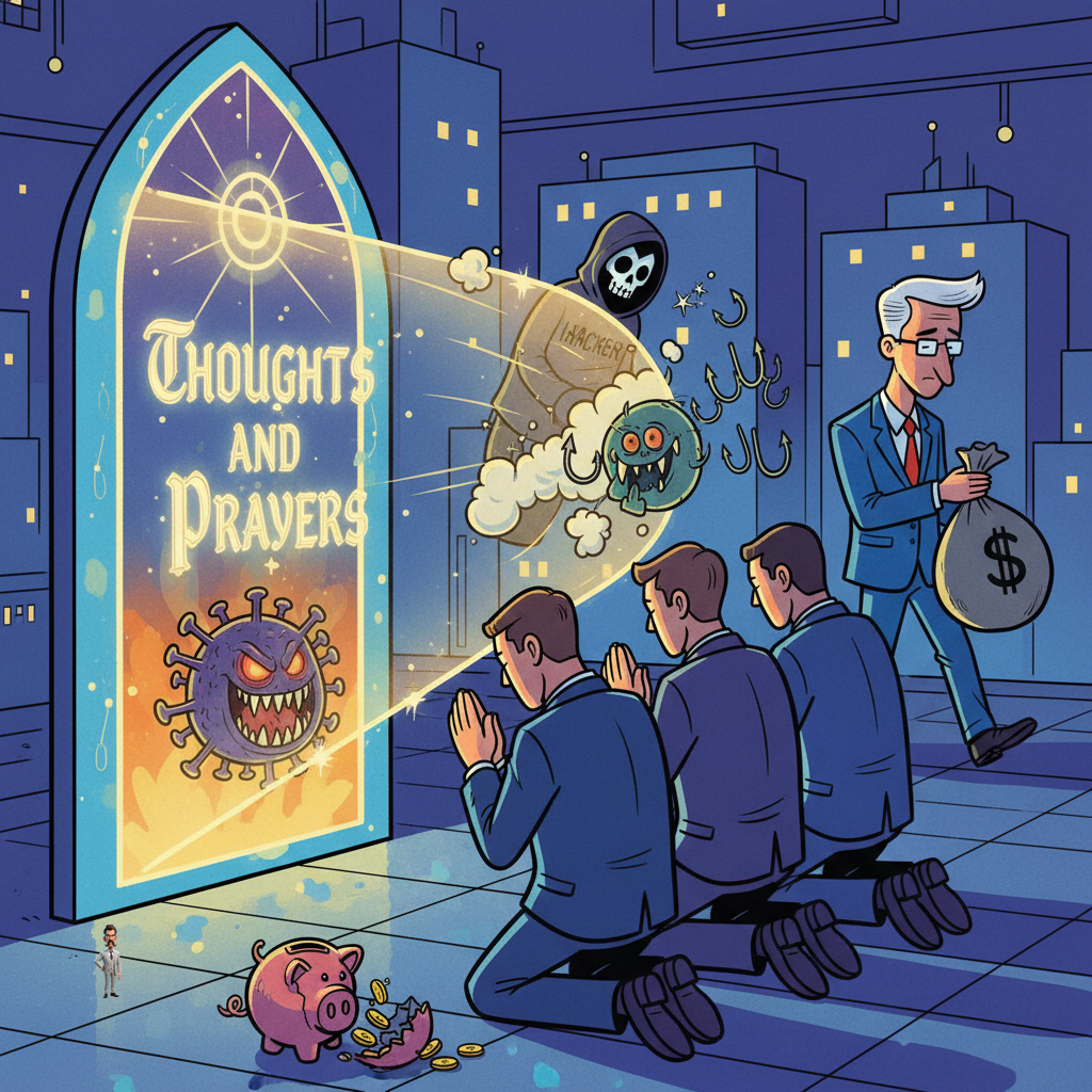 CISA Unveils Groundbreaking 'Thoughts and Prayers' Cybersecurity Protocol Amid Budget Cuts