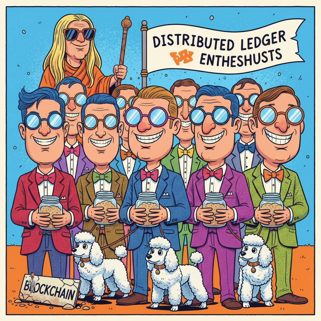 Crypto Sector Rebrands as 'Distributed Ledger Enthusiasts,' Citing 'Post-Hype Authenticity'