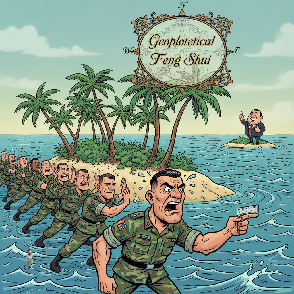 Diego Garcia Base Staff Forced to Relocate Entire Island One Inch East After Sovereignty Dispute Escalates