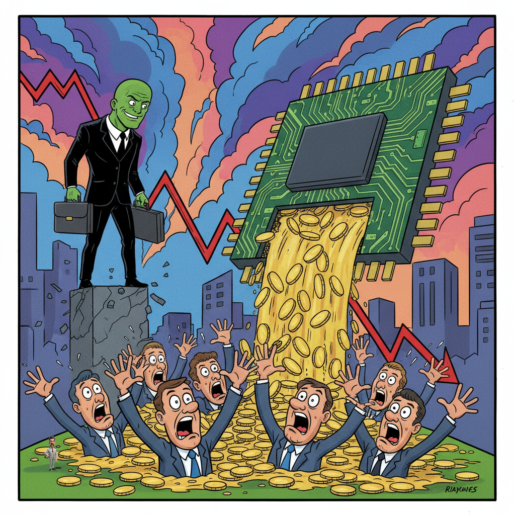 Nvidia Stock Plummets After Reporting Record-Shattering Profits, Investors Fear 'Too Much Winning'