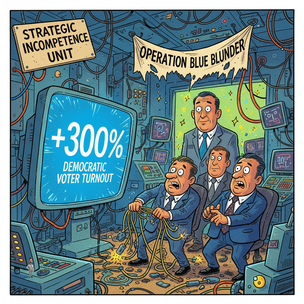 FCC's 'Strategic Incompetence' Unit Accidentally Boosts Democratic Voter Turnout by 300%