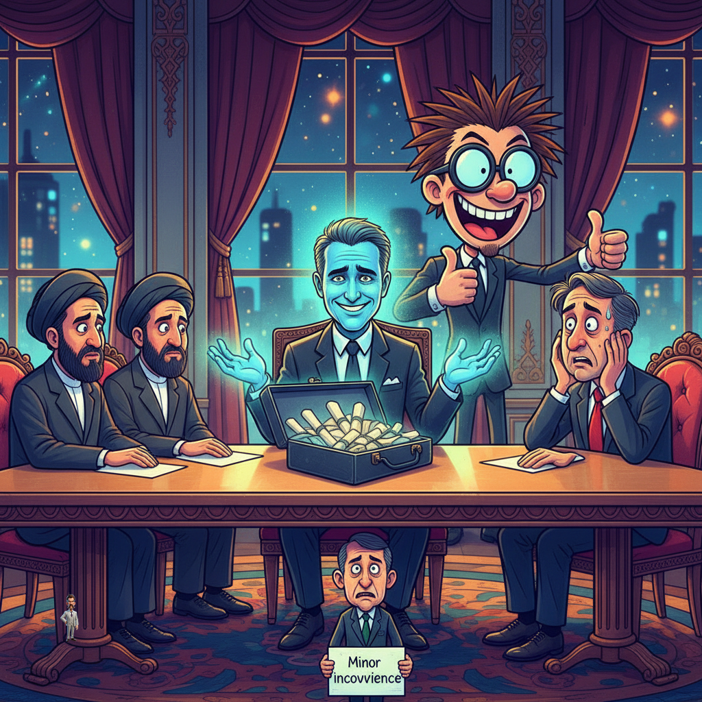 Epstein's Ghost Reportedly Negotiating Iran Nuclear Deal From Beyond The Grave, Sources Claim