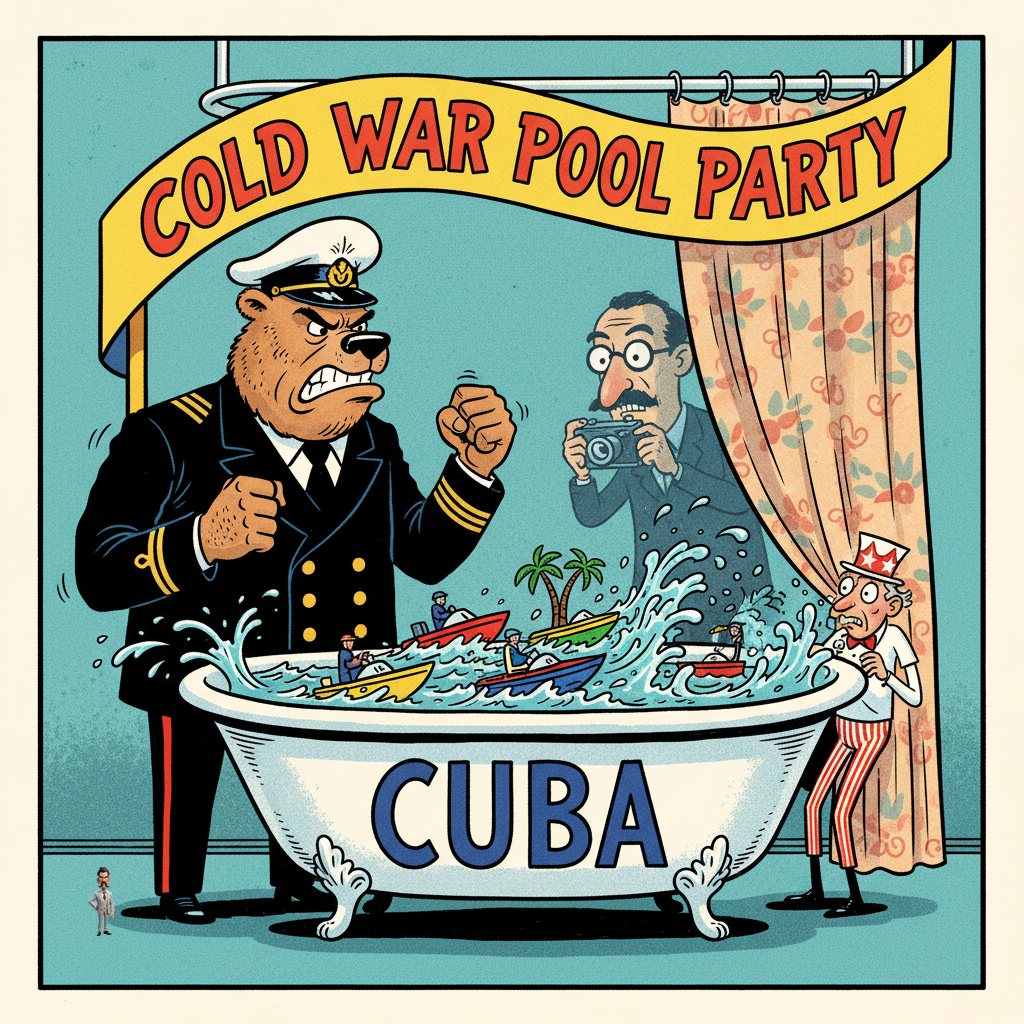 Russia Demands Immediate Halt to 'Unsanctioned Aquatic Frolicking' Near Cuba, Cites Geopolitical Splashback Concerns