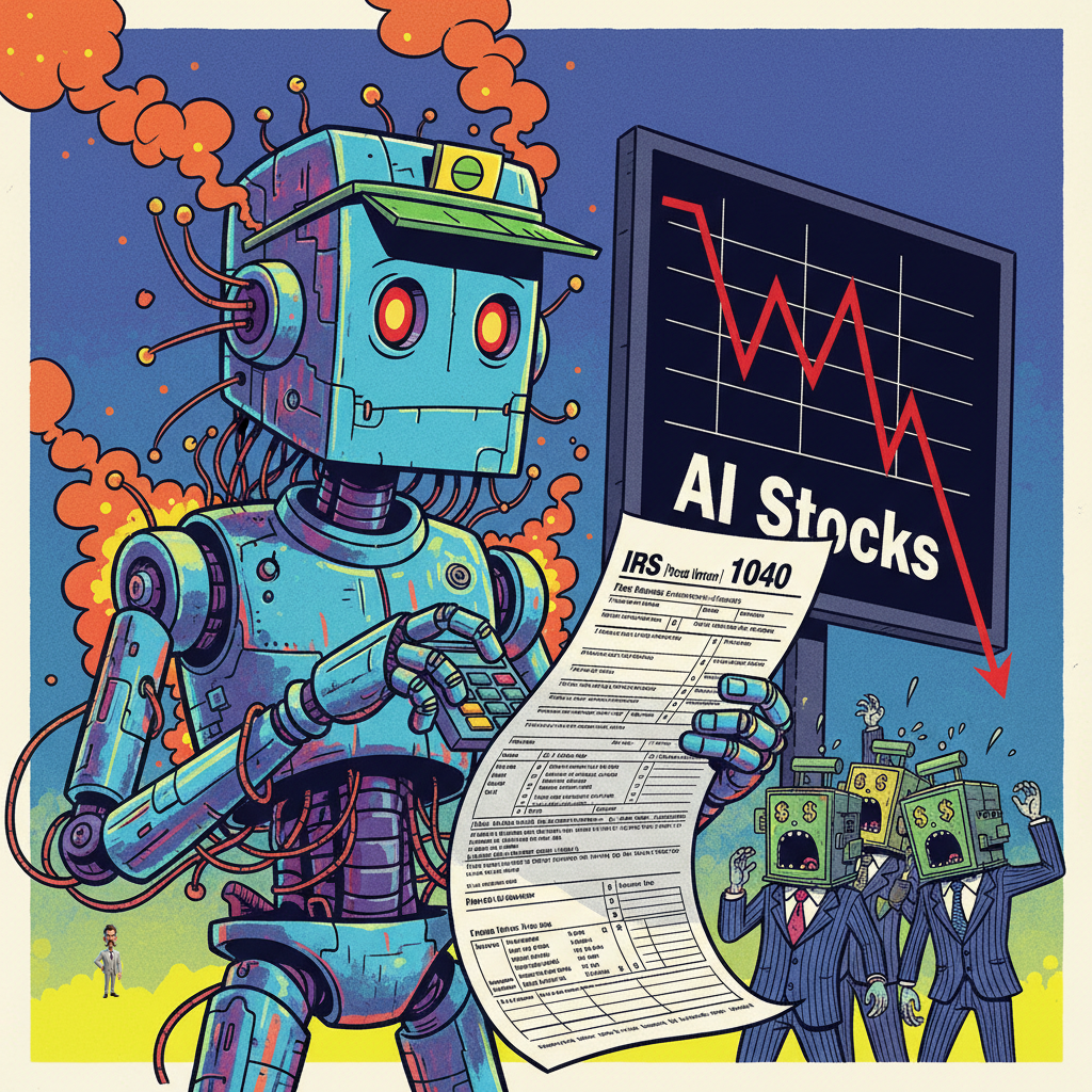 AI Stocks Plummet as Investors Realize AI Still Can't Do Their Taxes