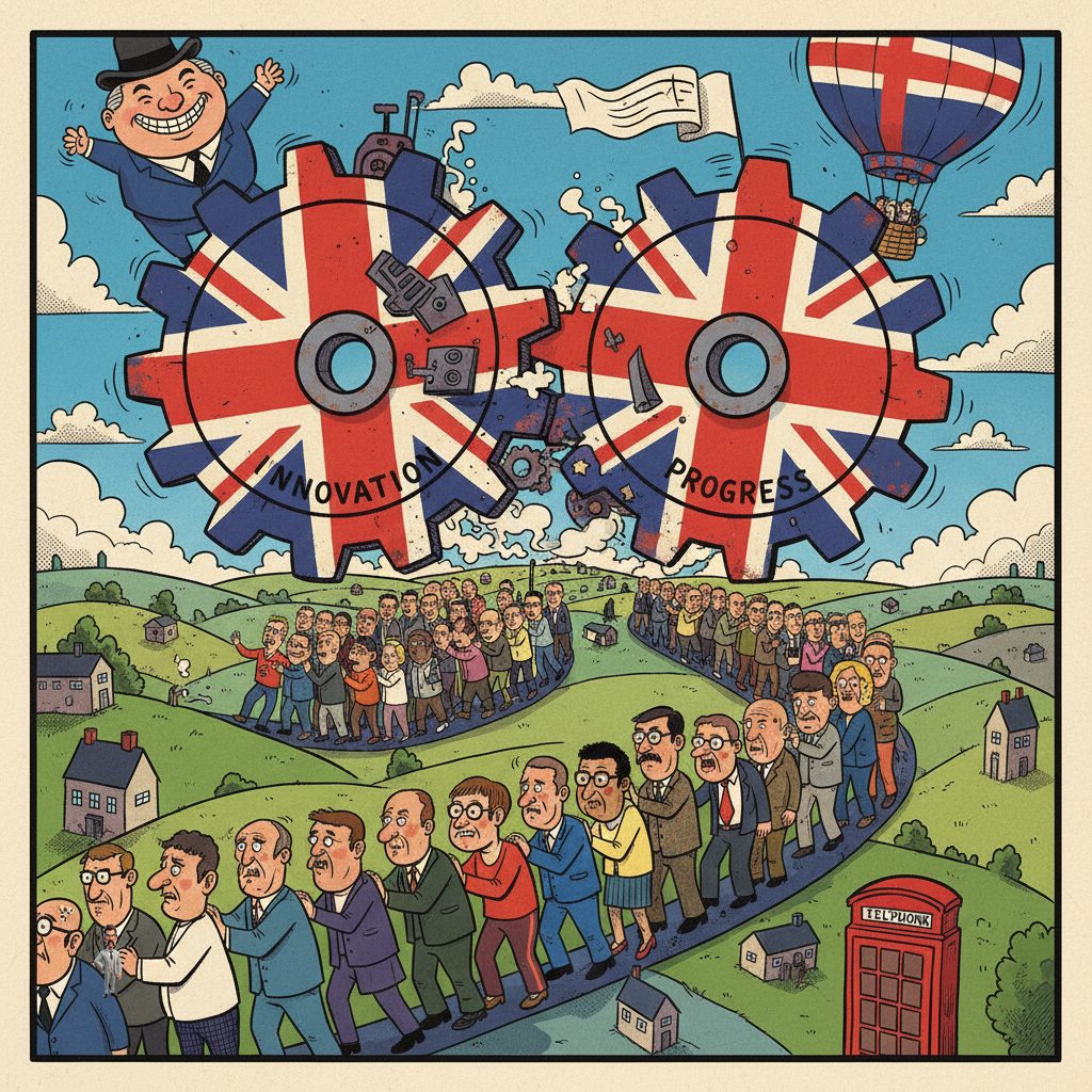 UK Announces Groundbreaking 'Self-Sufficient Stagnation' Initiative After Visa Cuts