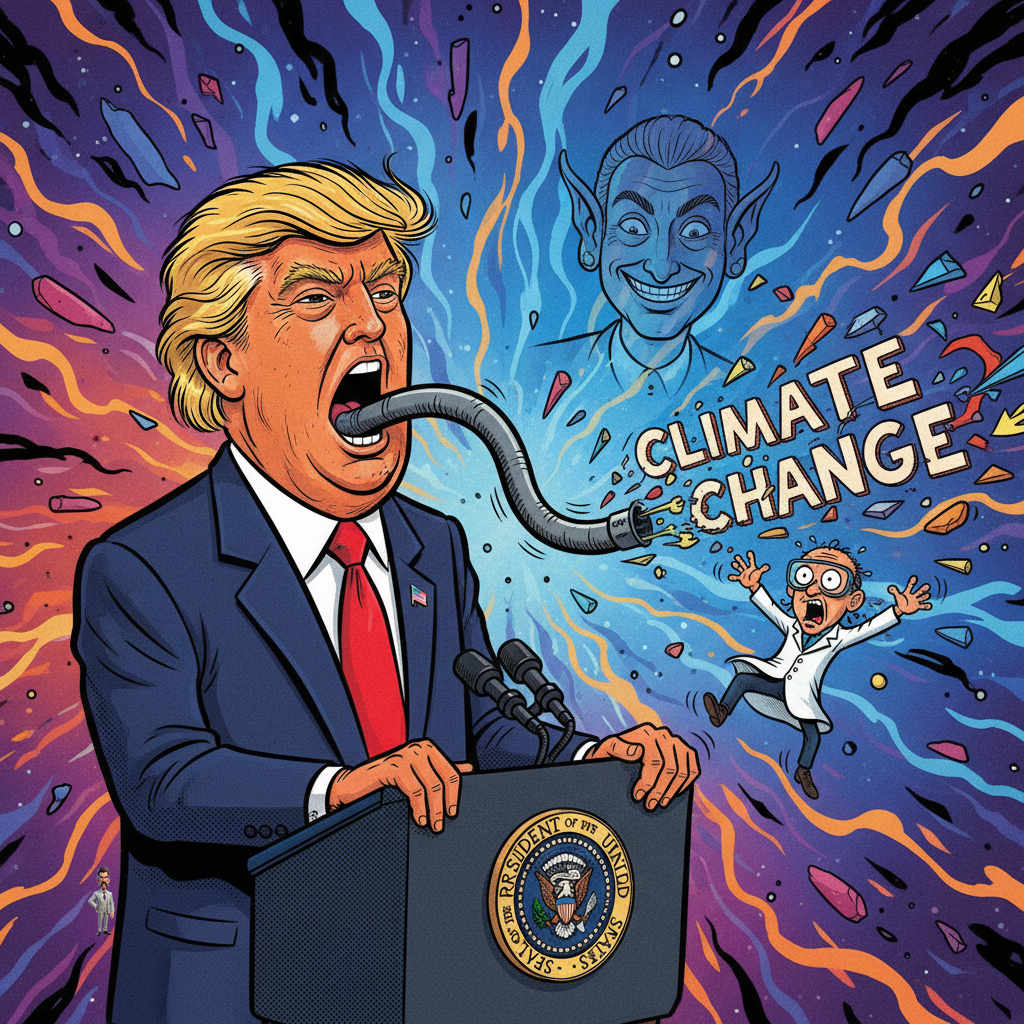 Nation's Top Scientists Confirm Trump's SOTU Address Created Literal Vacuum, Sucking Up All Mentions of Climate Change