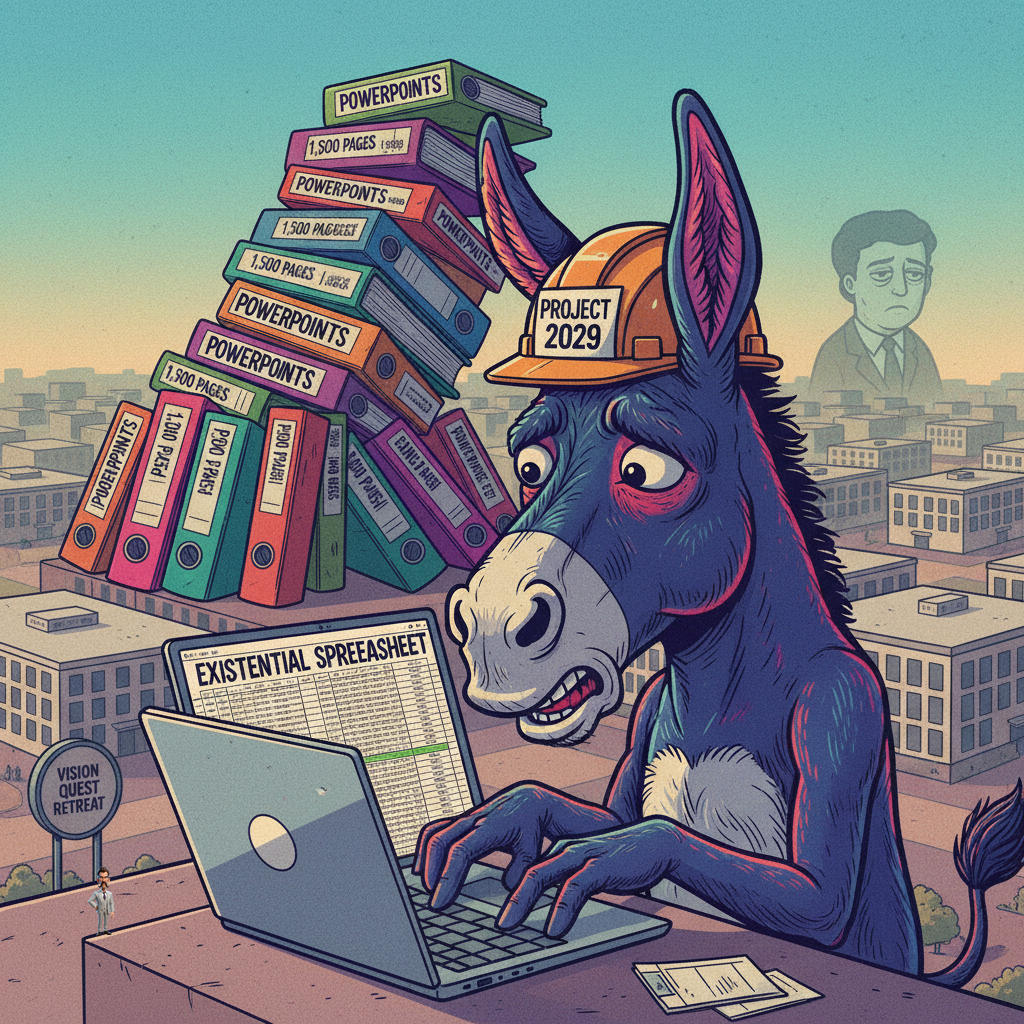 Democrats Unveil 'Project 2029: The Existential Spreadsheet,' Aiming to Out-Plan the Apocalypse