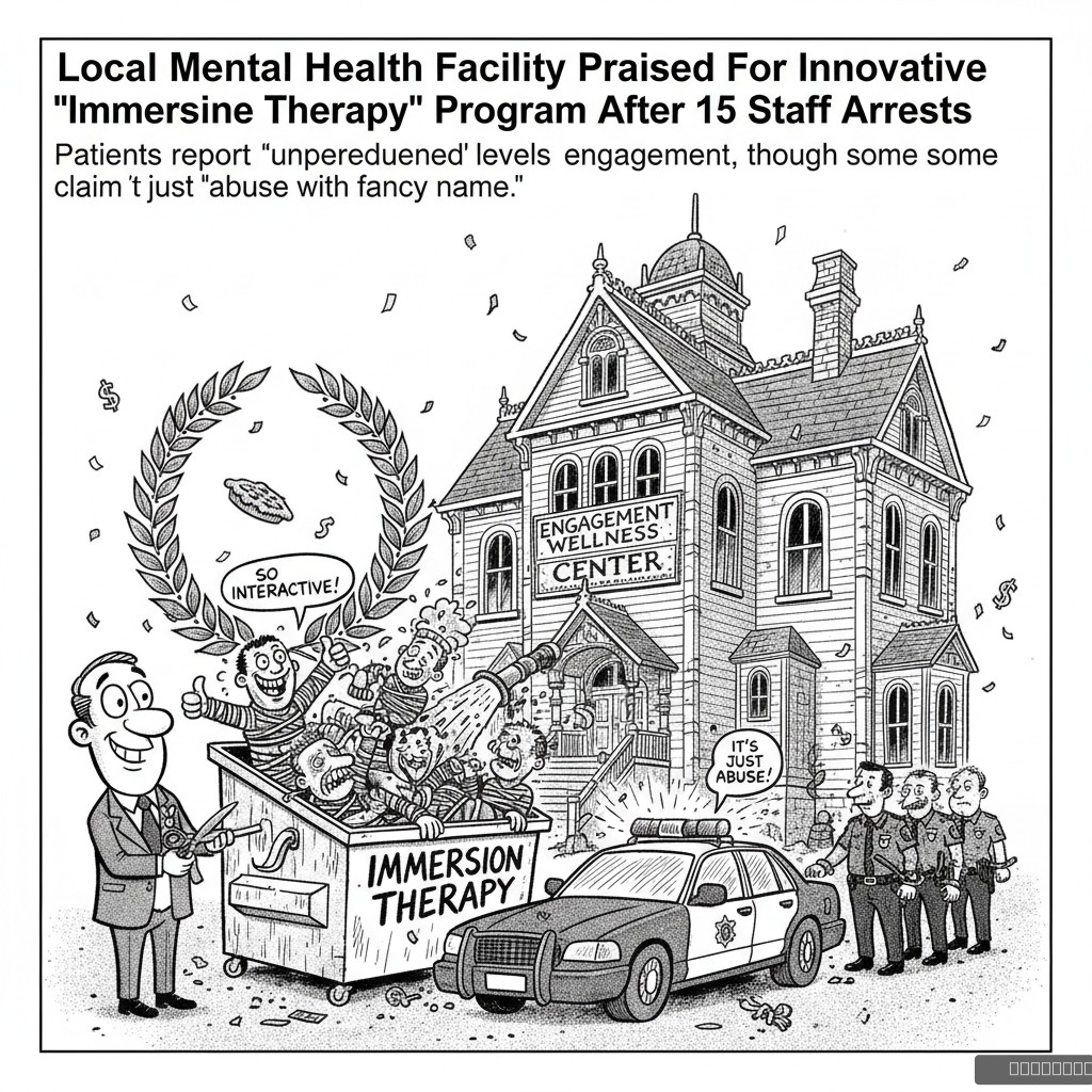 Local Mental Health Facility Praised For Innovative 'Immersion Therapy' Program After 15 Staff Arrests