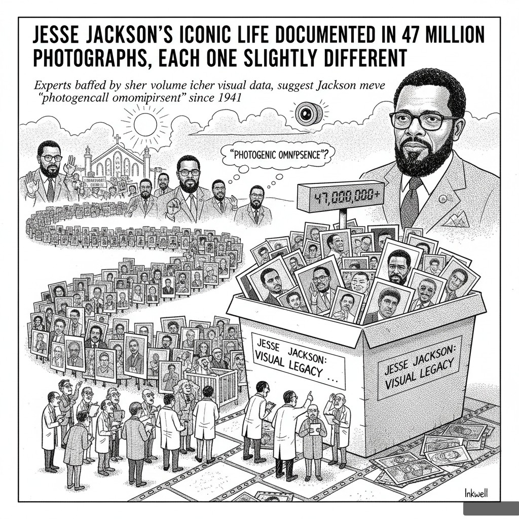 Jesse Jackson's Iconic Life Documented In 47 Million Photographs, Each One Slightly Different