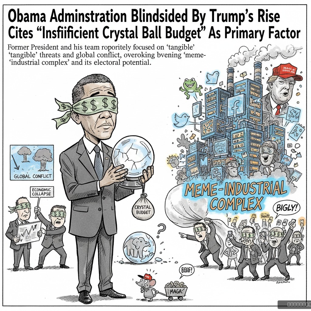 Obama Administration Blindsided By Trump's Rise, Cites 'Insufficient Crystal Ball Budget' As Primary Factor