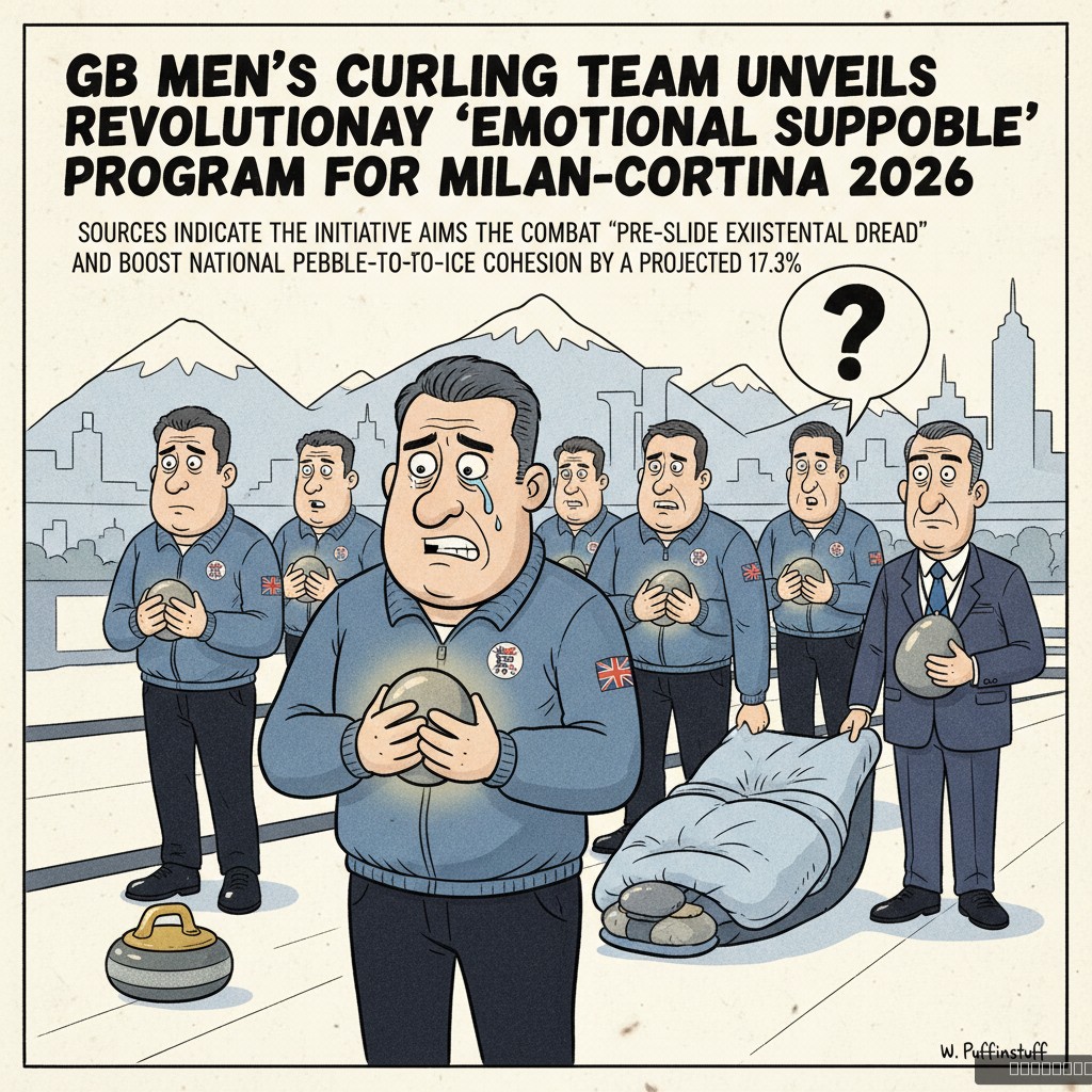GB Men's Curling Team Unveils Revolutionary 'Emotional Support Pebble' Program for Milan-Cortina 2026