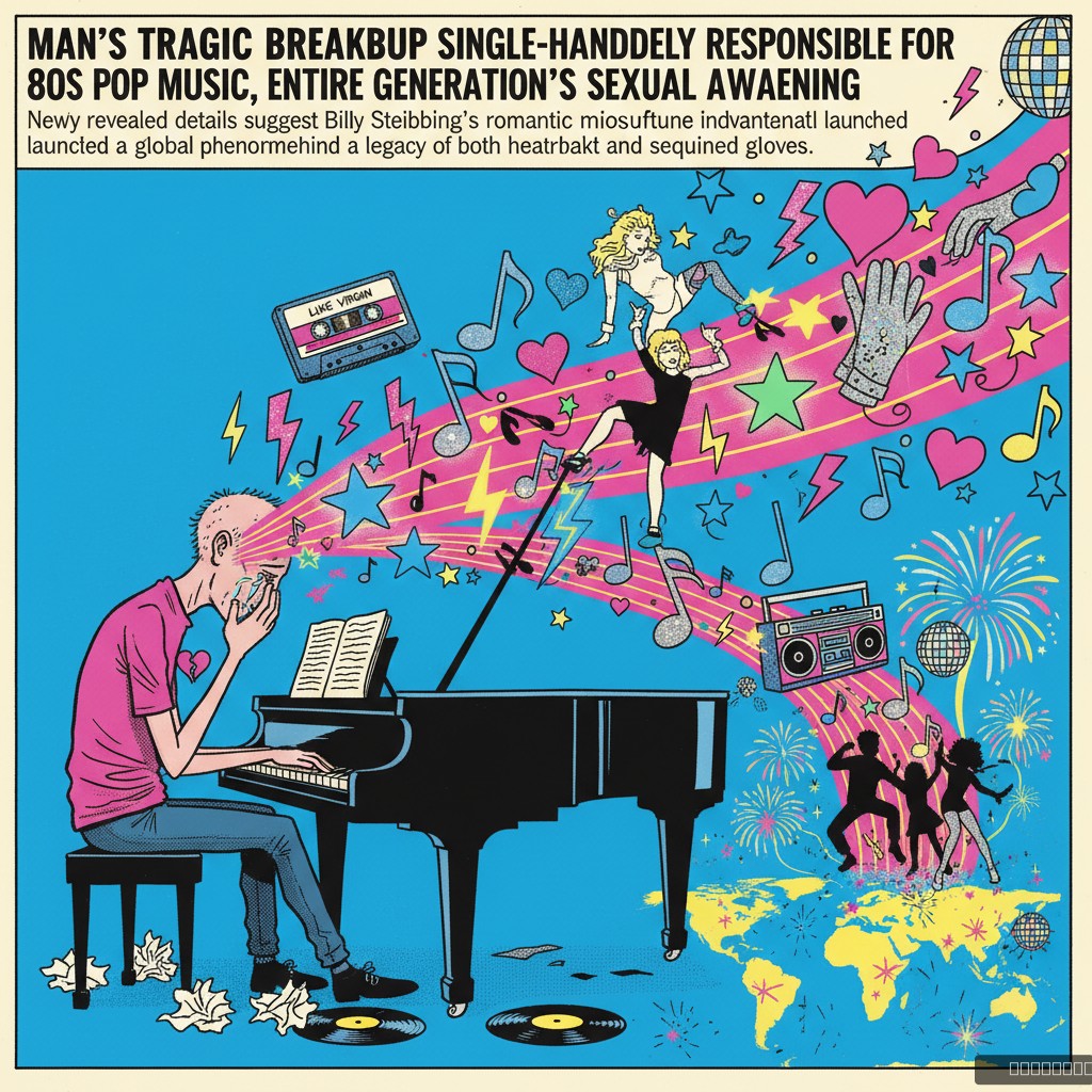 Man's Tragic Breakup Single-Handedly Responsible For 80s Pop Music, Entire Generation's Sexual Awakening