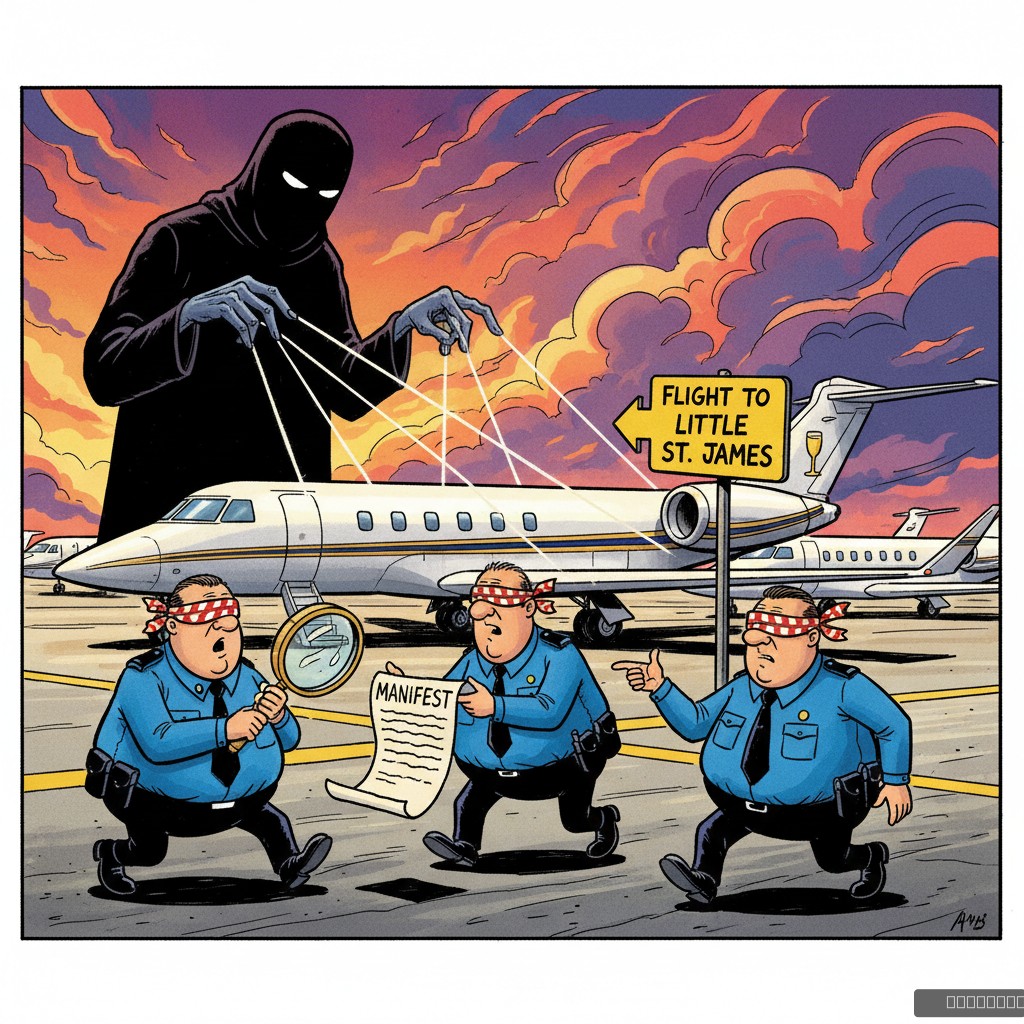 Satirical Take on: Police assessing Stansted Airport private flights over Epste