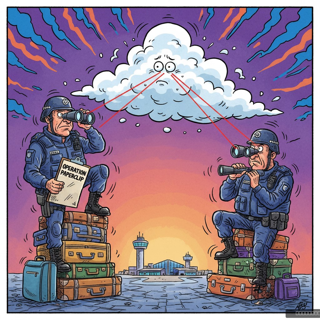 Police Launch 'Operation Paperclip' To Thoroughly Assess Every Single Cloud Formation Above Stansted Airport