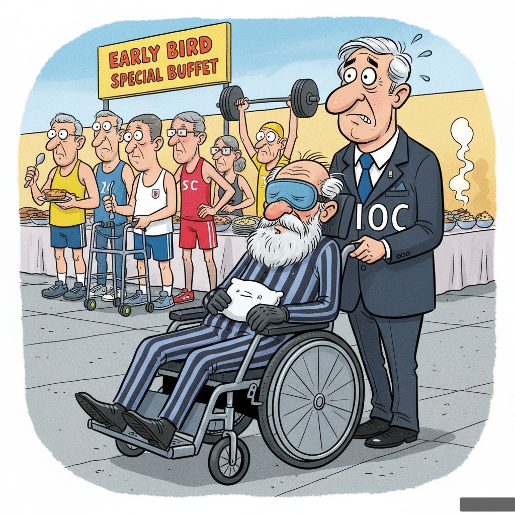 Olympian's Advanced Age Forces IOC To Consider Implementing Mandatory Nap Times, Early Bird Specials For Athletes Over 40