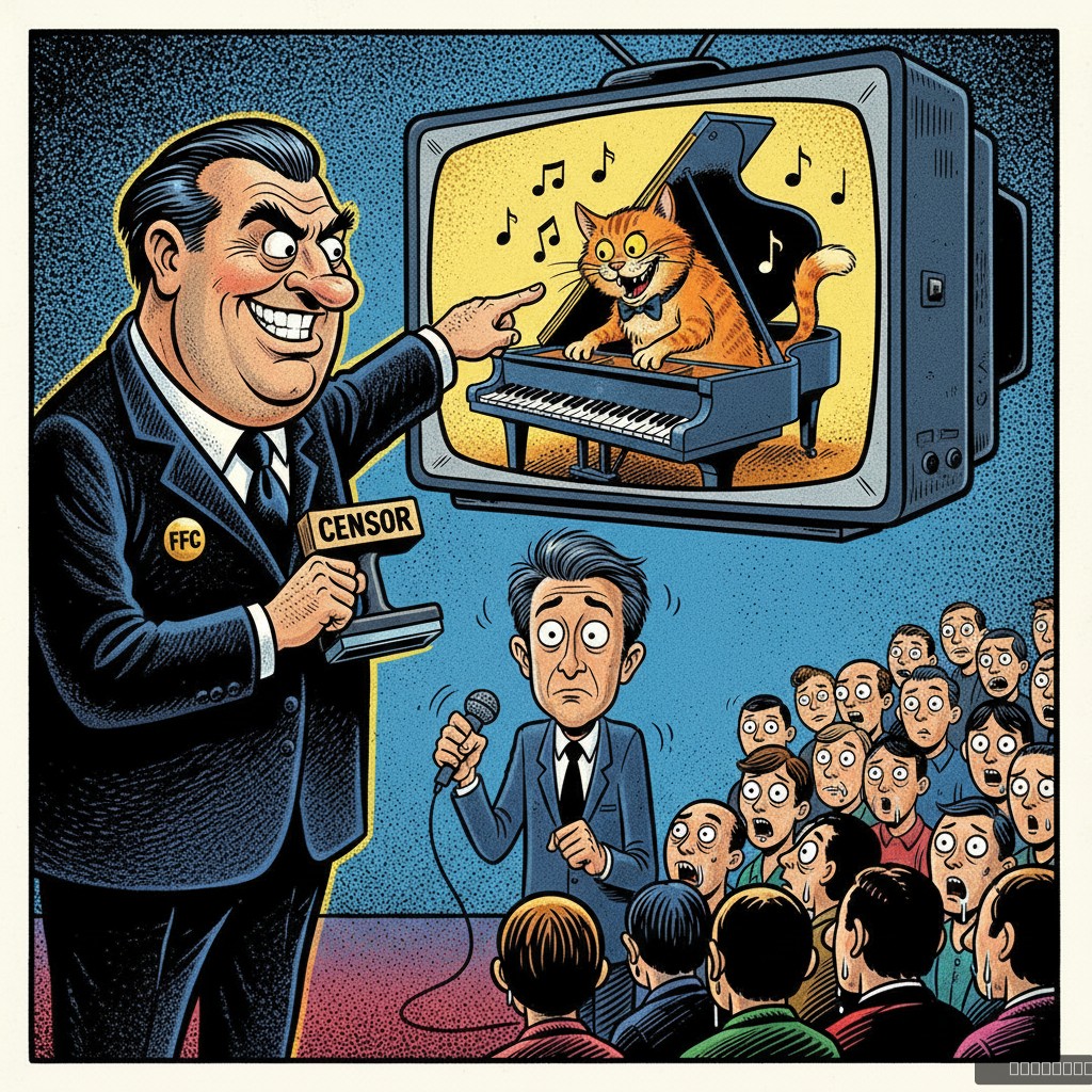 FCC Mandates All Late-Night Political Discourse Be Replaced With Footage of Cats Playing Piano