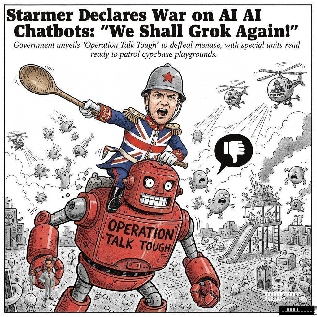 Starmer Declares War on AI Chatbots: 'We Shall Grok Again!'
