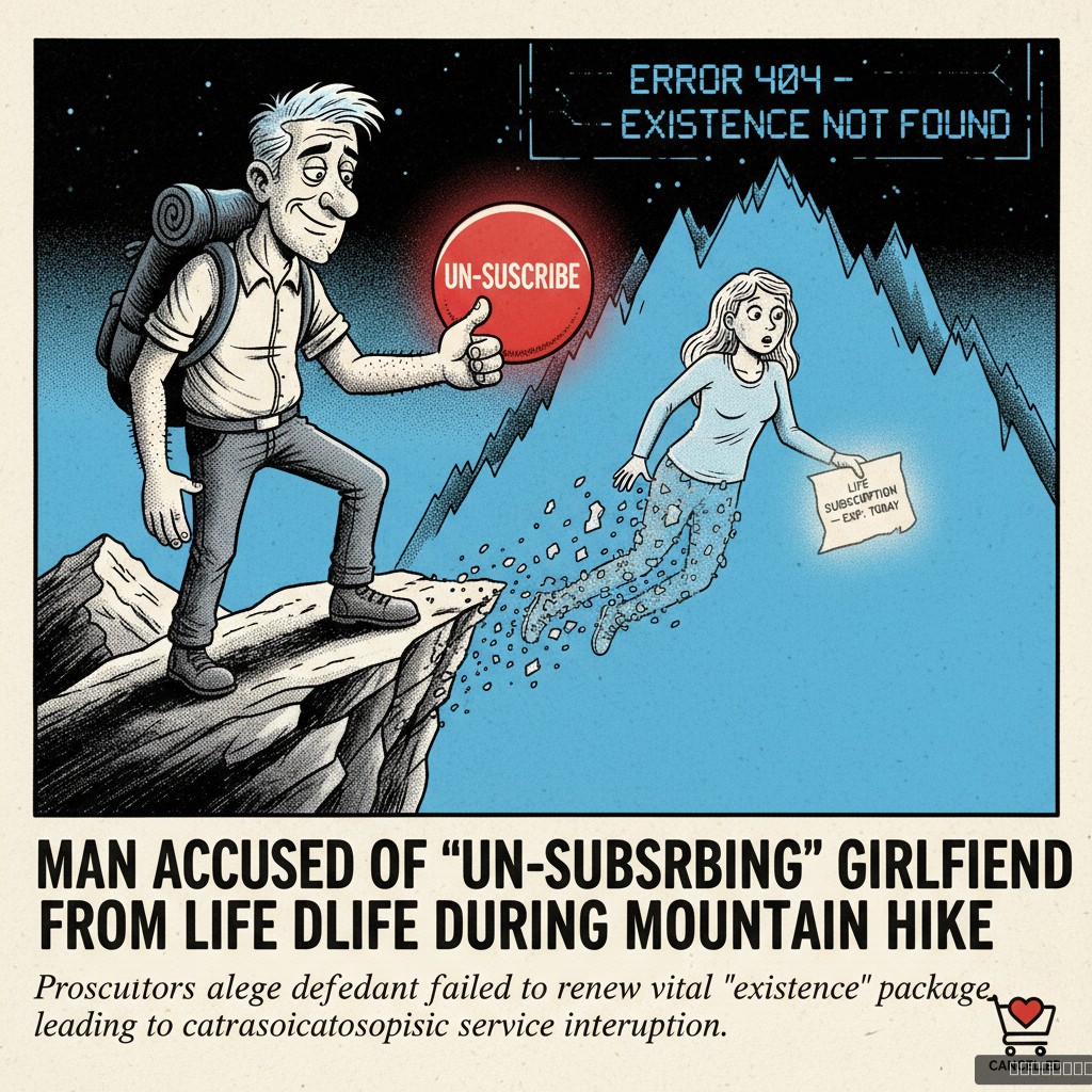Man Accused of 'Un-Subscribing' Girlfriend from Life During Mountain Hike