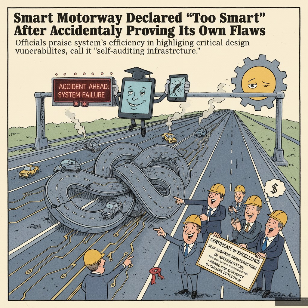 Smart Motorway Declared 'Too Smart' After Accidentally Proving Its Own Flaws