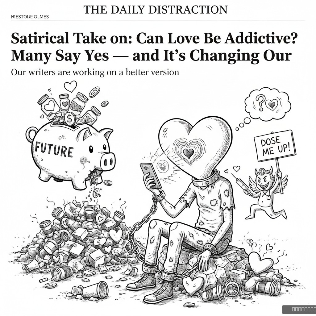 Satirical Take on: Can Love Be Addictive? Many Say Yes — and It’s Changing Our