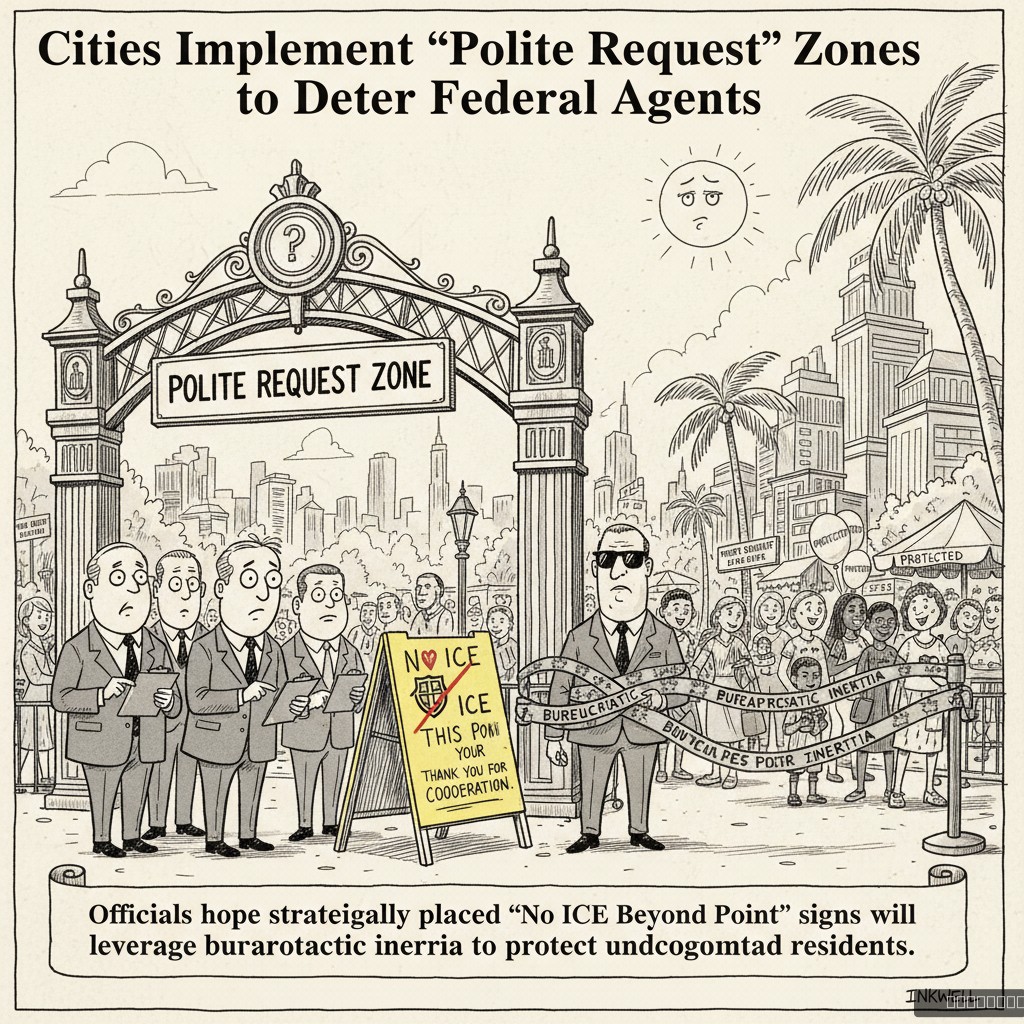 Cities Implement 'Polite Request' Zones to Deter Federal Agents