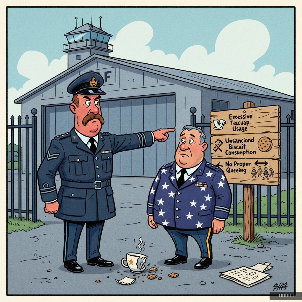 UK Refuses US Access to RAF Bases for Iran Strikes, Citing 'Excessive Teacup Usage' and 'Unsanctioned Biscuit Consumption'