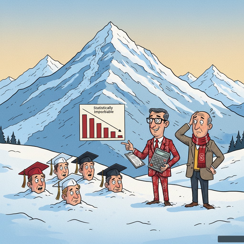 Stanford Alumni Avalanche Deaths Deemed 'Statistically Improbable' by University Actuaries