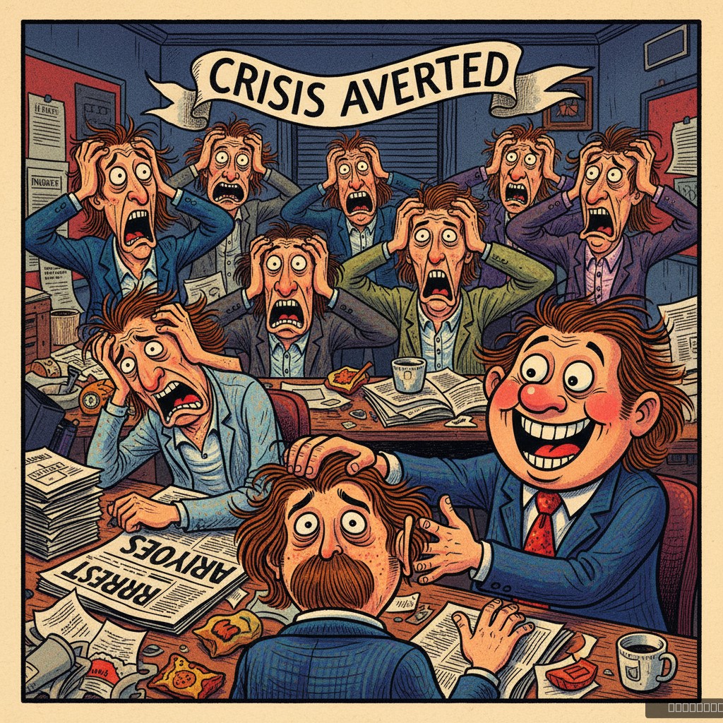 Times Editorial Board Grapples With Existential Dread After Momentarily Considering Reporting on Royal Arrest