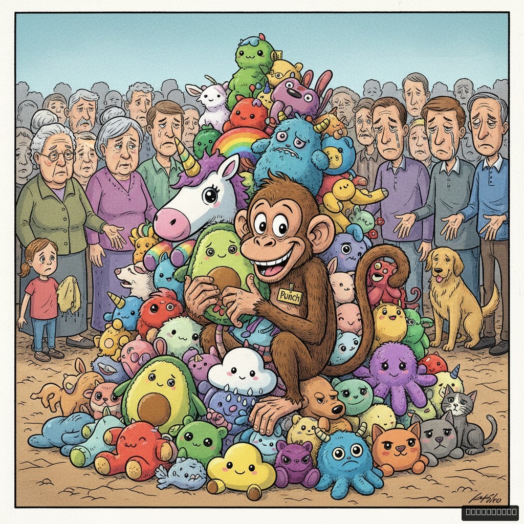 Nation's Emotional Support Plushie Supply Dips Critically As Zoo Monkey Monopolizes Comfort Market