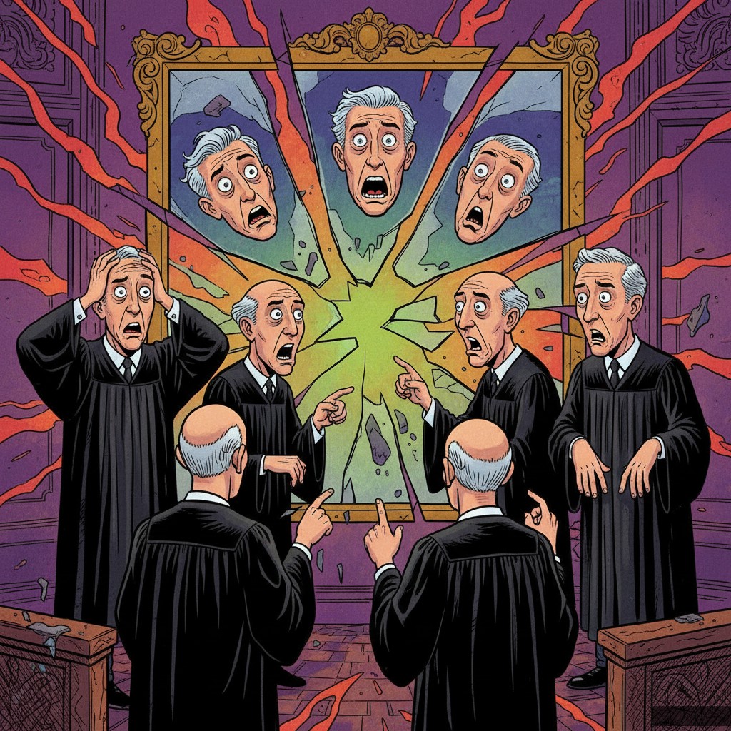 Supreme Court's Conservative Justices Discover They're Not All The Same Person, Prompting Existential Crisis