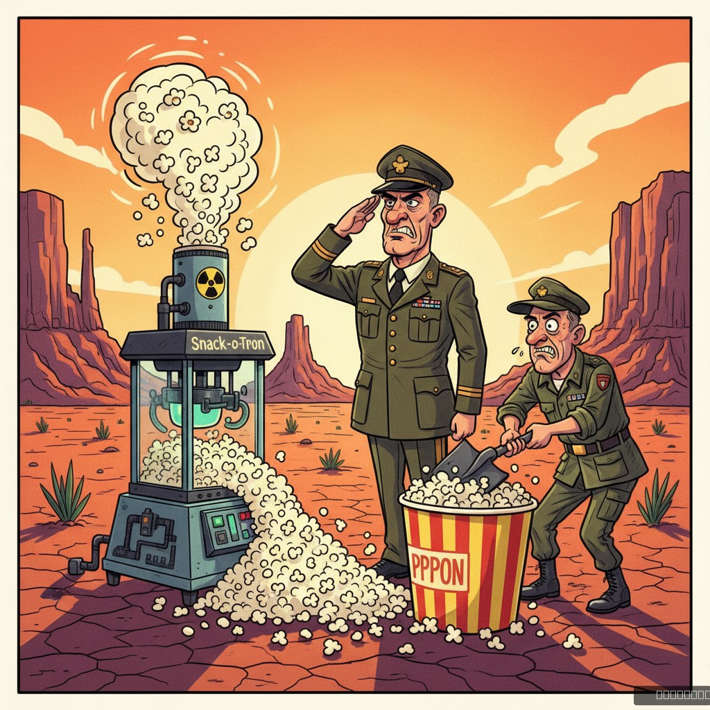 Pentagon Deploys 'Pocket Nuke' to Utah, Citing Urgent Need for Instantaneous Popcorn
