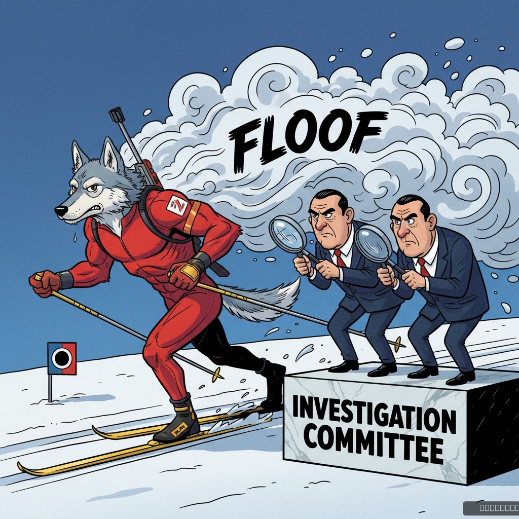 Olympic Committee Investigates Wolfdog's 'Unfair Advantage' After Unsanctioned Biathlon Performance