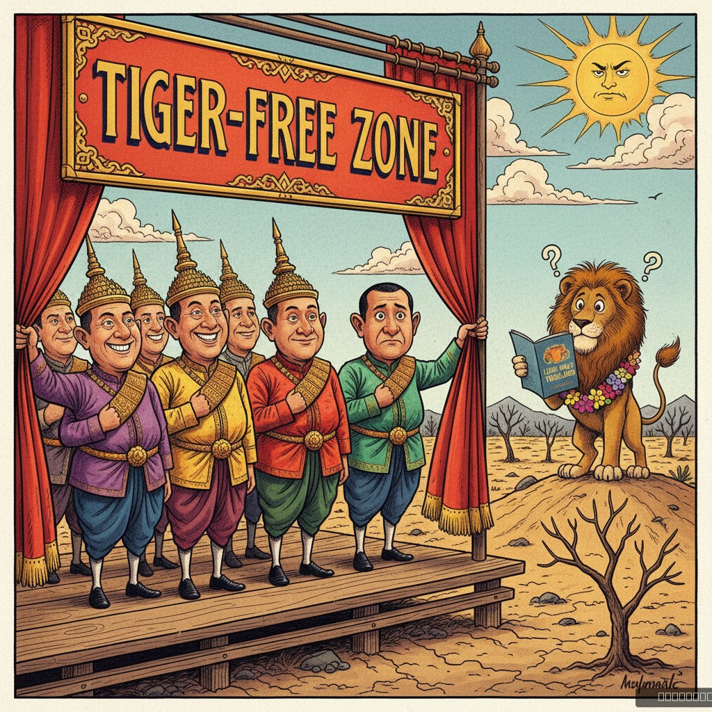 Thailand Declares 'Tiger-Free' Zone After Mysterious Feline Contagion Claims 72 Striped Victims; Officials Eyeing New 'Lion-Only' Tourism Strategy