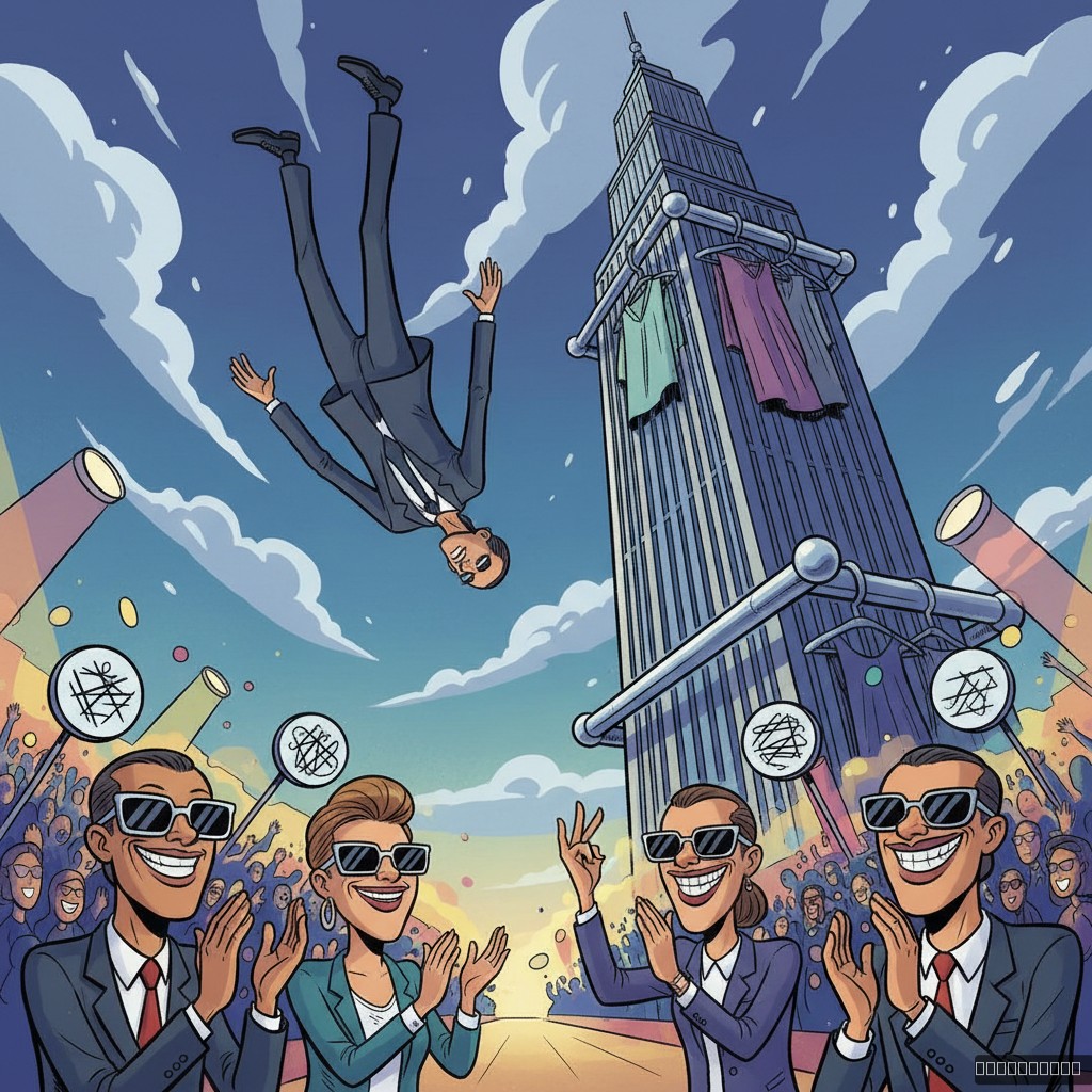 Asos Co-Founder's Fatal Plunge Declared 'Peak Fashion Statement' by Industry Insiders