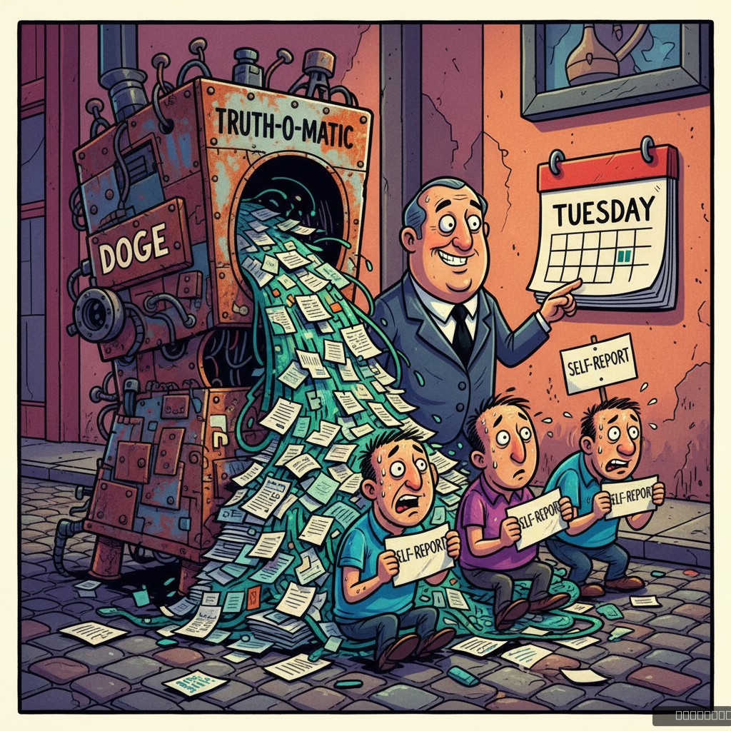 DOGE Unveils 'Truth-O-Matic' Medicaid Data Dump, Expects Fraudsters to Self-Report by Tuesday