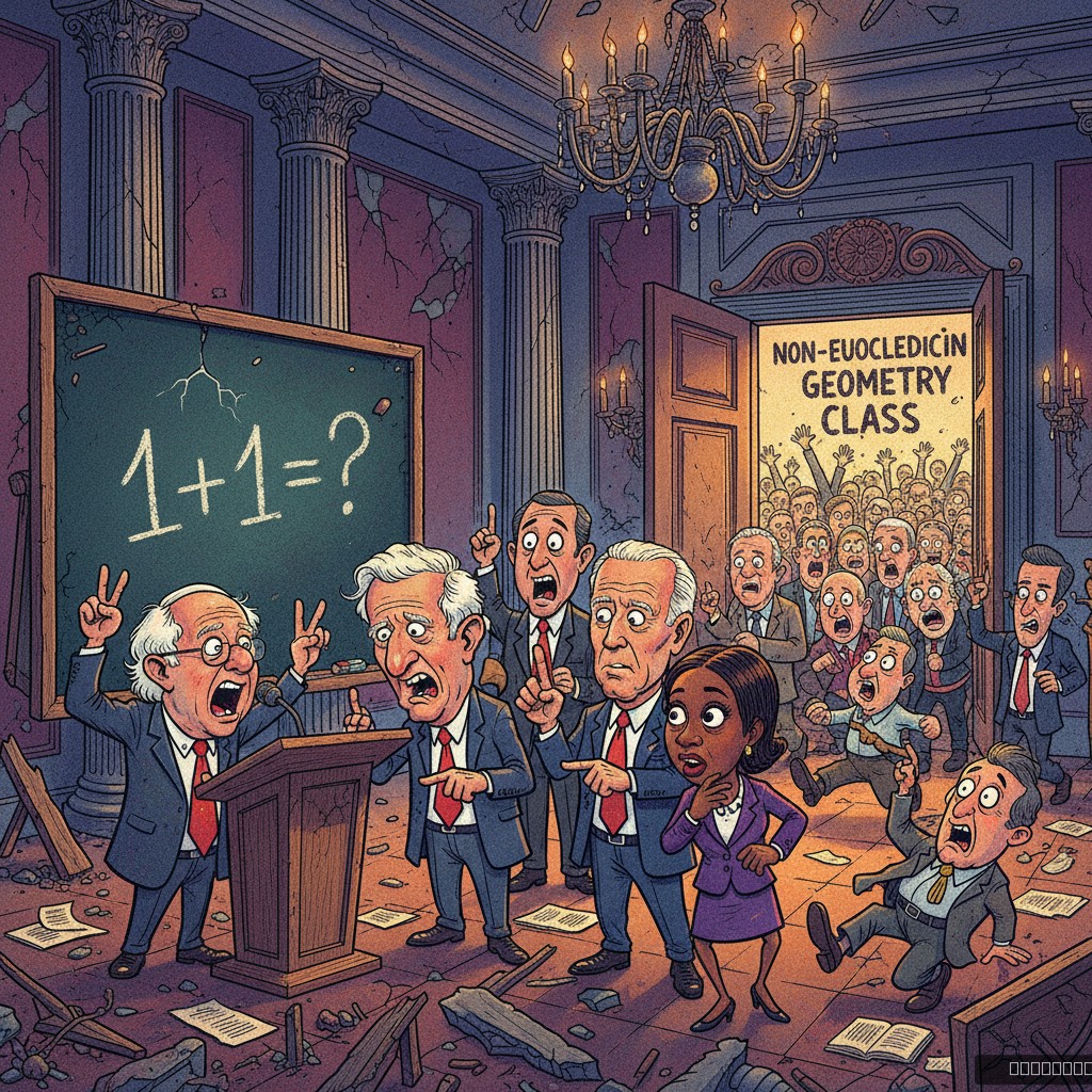 Democratic Primary Escalates to Full-Blown Existential Crisis, Party Now Questioning Basic Arithmetic