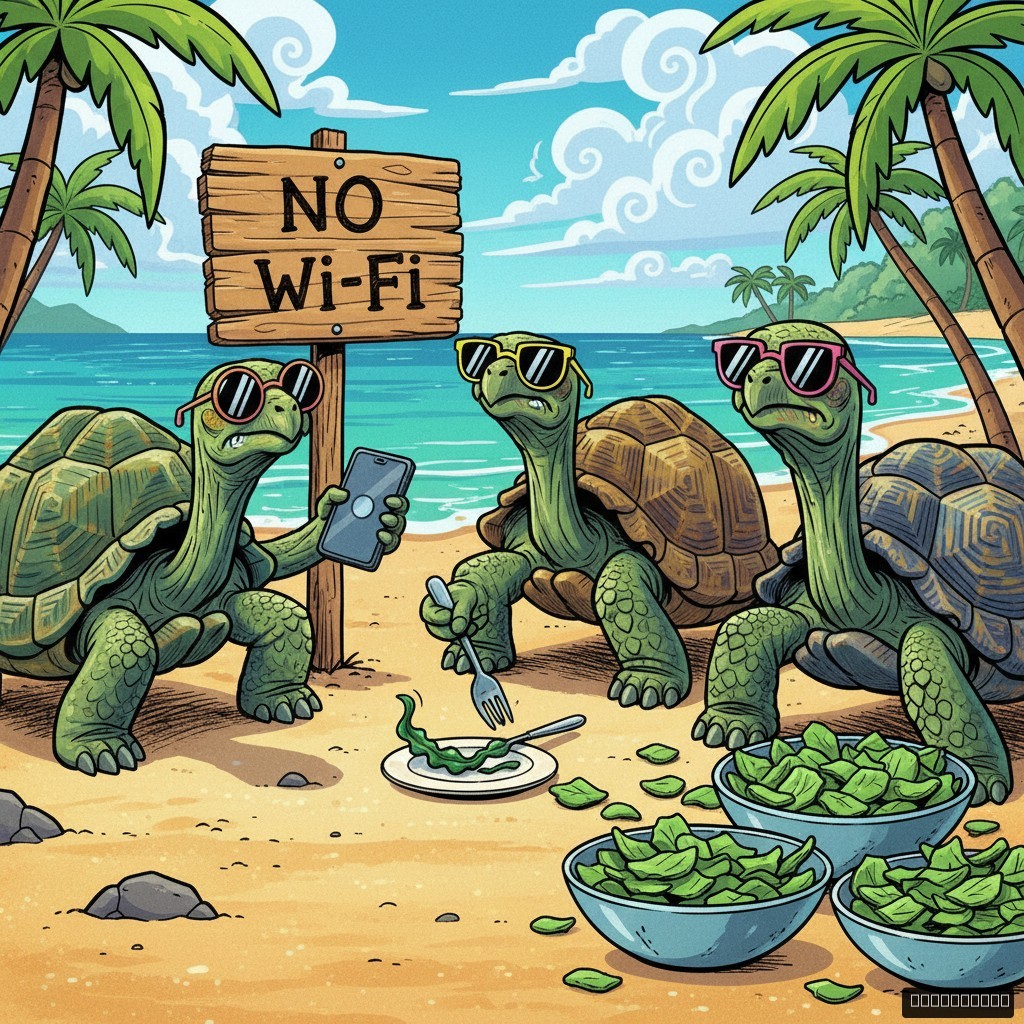 Galápagos Tortoises Return After 200 Years, Immediately Demand Wi-Fi, Express Disappointment with Local Cuisine