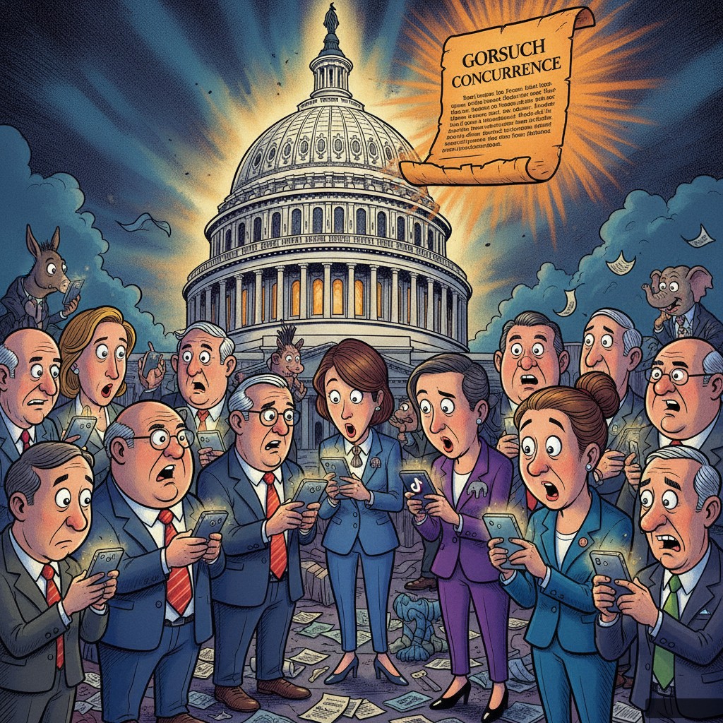 Gorsuch Concurrence So Moving, Congress Briefly Considers Doing Its Job