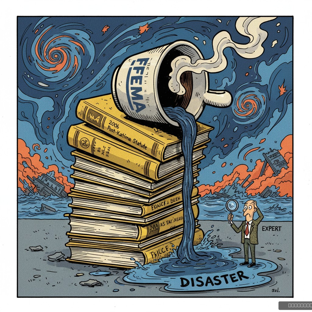 FEMA Law, Designed to Prevent Disaster, Now Primarily Used as Coaster for Unread Policy Manuals
