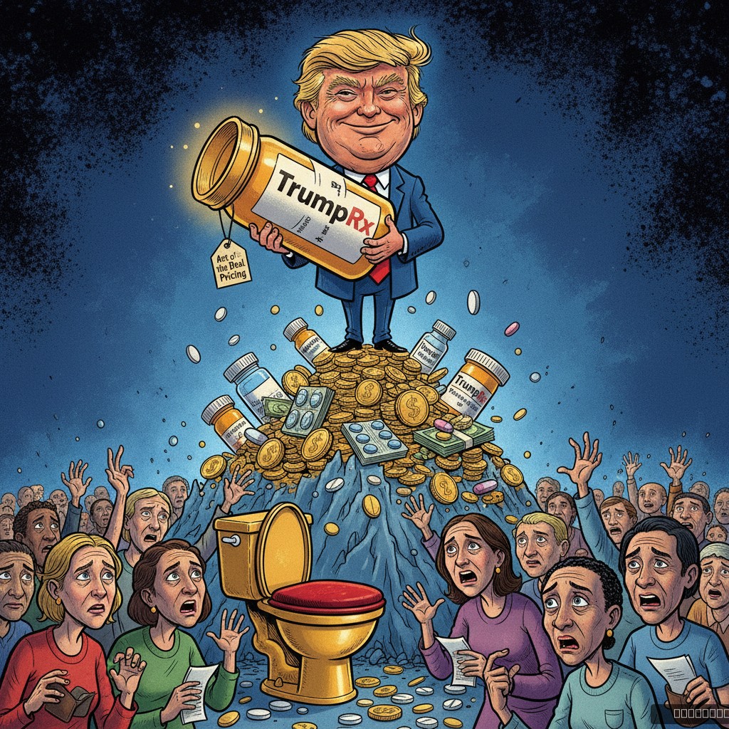 TrumpRx Unveils 'Art of the Deal' Drug Pricing: All Medications Now Cost Exactly What They're Worth (To Him)