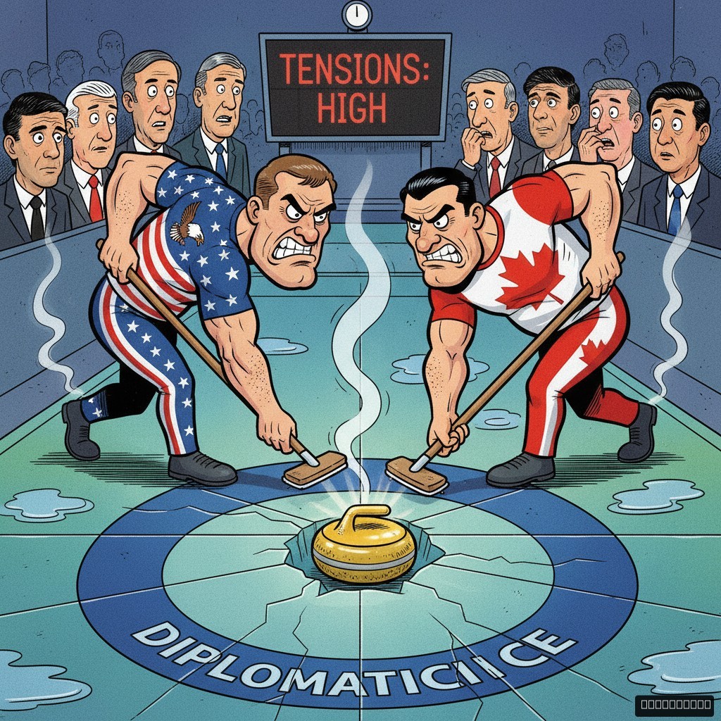 USA, Canada Agree to Settle Olympic Gold Dispute with Best-of-Seven Curling Match Played Entirely on Diplomatic Ice